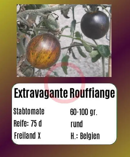 Extravagante Rouffiange DER TOMATENFLÜSTERER