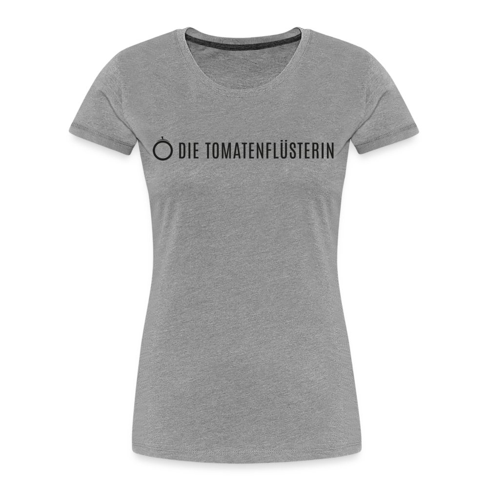 Womens Premium Organic T-Shirt - Grau meliert