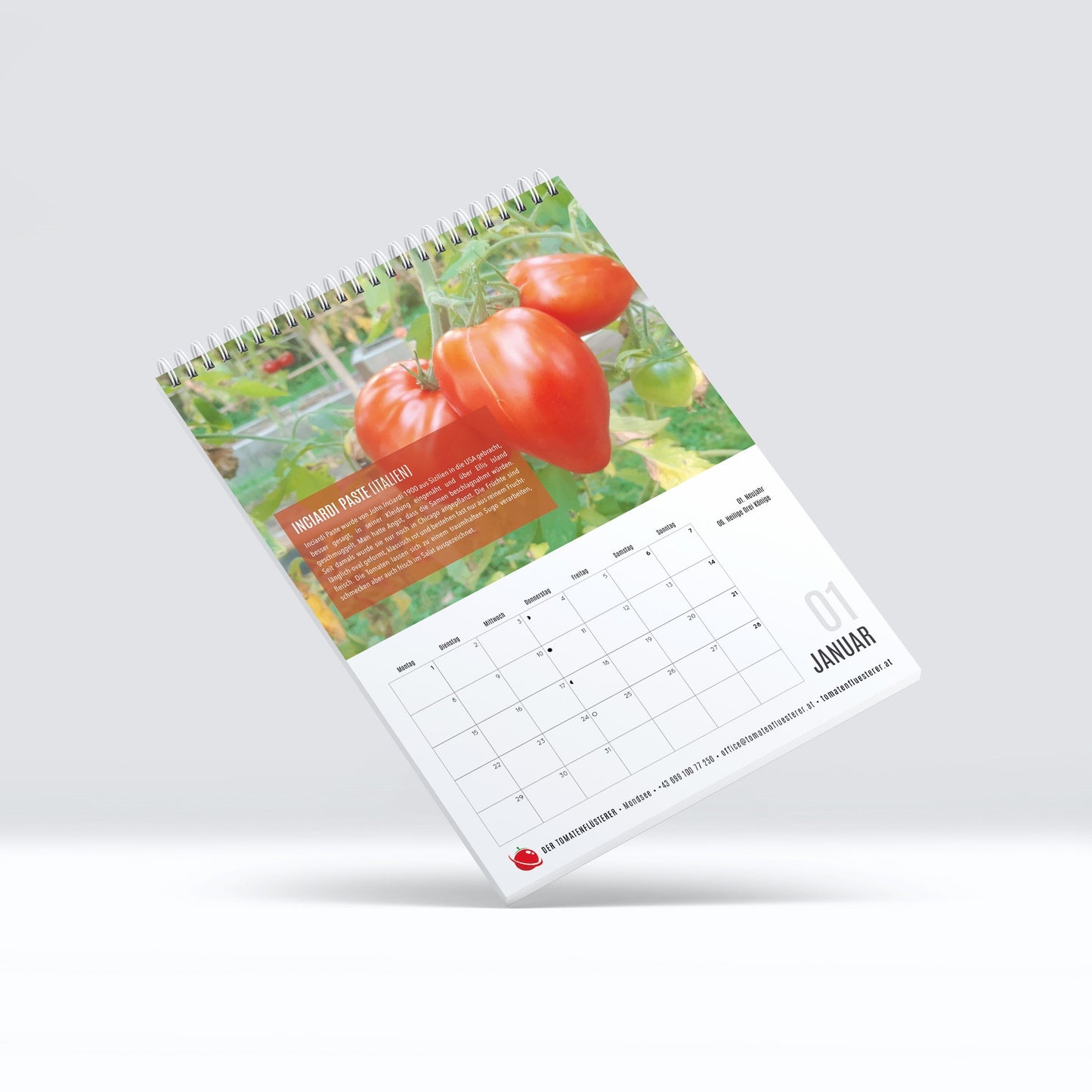 Jahreskalender 2024 - Around the World Edition DER TOMATENFLÜSTERER