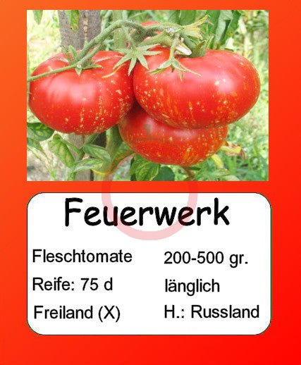 Feuerwerk DER TOMATENFLÜSTERER
