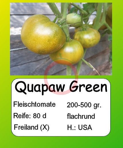 Quapaw Green DER TOMATENFLÜSTERER