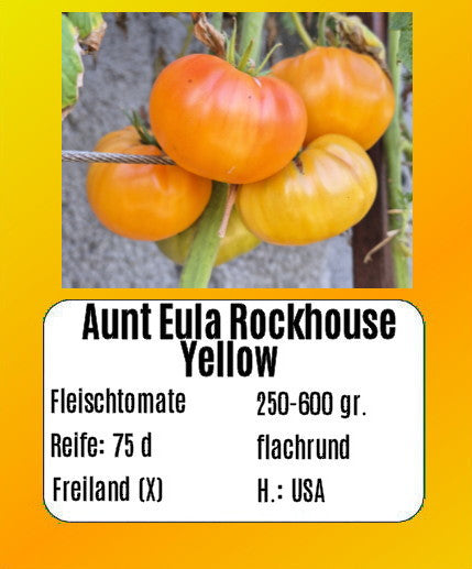 Aunt Eula Rockhouse Yellow DER TOMATENFLÜSTERER