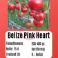 Belize Pink Heart DER TOMATENFLÜSTERER