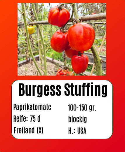 Burgess Stuffing DER TOMATENFLÜSTERER