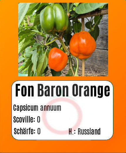 Fon Baron Orange DER TOMATENFLÜSTERER