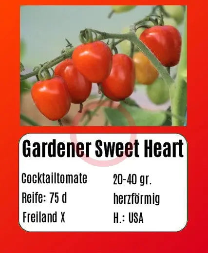 Gardener Sweet-Heart DER TOMATENFLÜSTERER