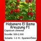 Habanero El Remo Kreuzung F1 DER TOMATENFLÜSTERER