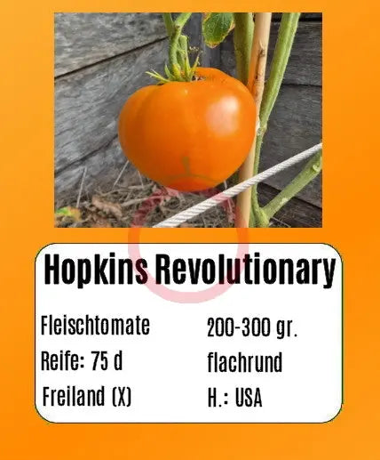 Hopkins Revolutionary DER TOMATENFLÜSTERER