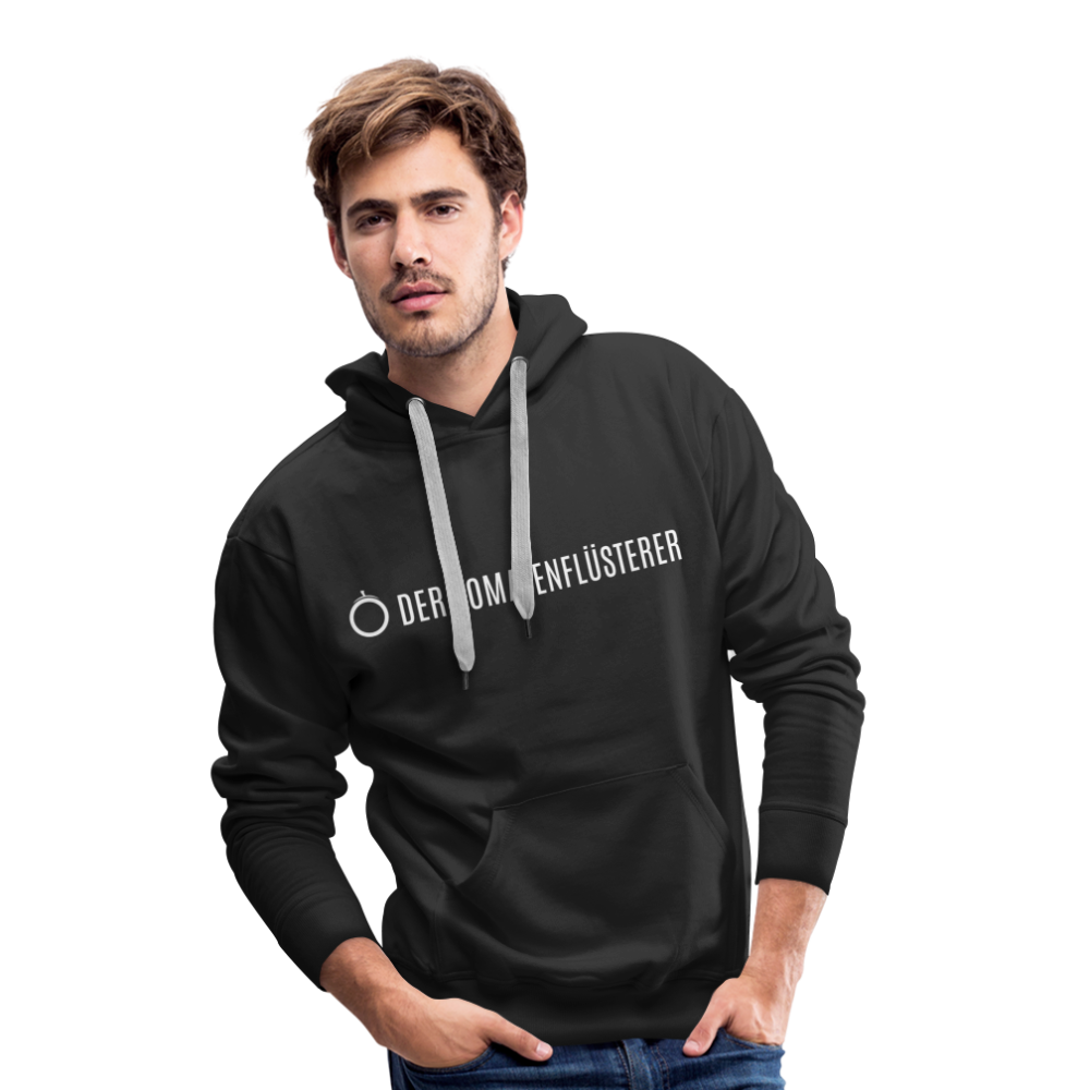 Männer Premium Hoodie - Schwarz