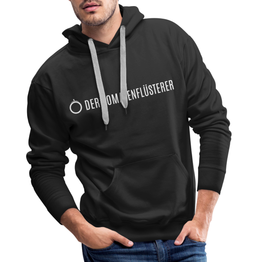 Männer Premium Hoodie - Schwarz