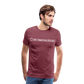Mens Premium T-Shirt - Bordeauxrot meliert