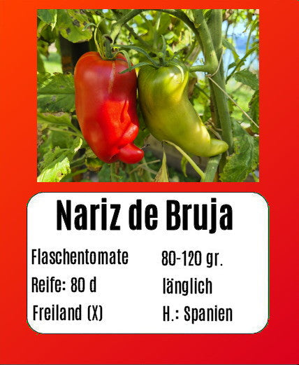Nariz de Bruja DER TOMATENFLÜSTERER