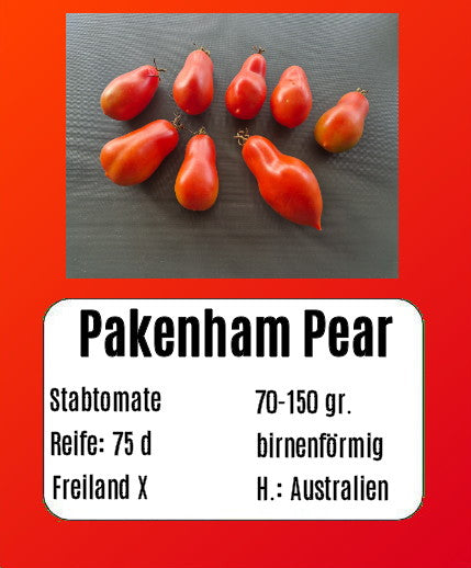 Pakenham Pear DER TOMATENFLÜSTERER