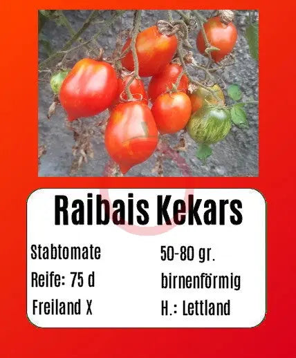 Raibais Kekars DER TOMATENFLÜSTERER