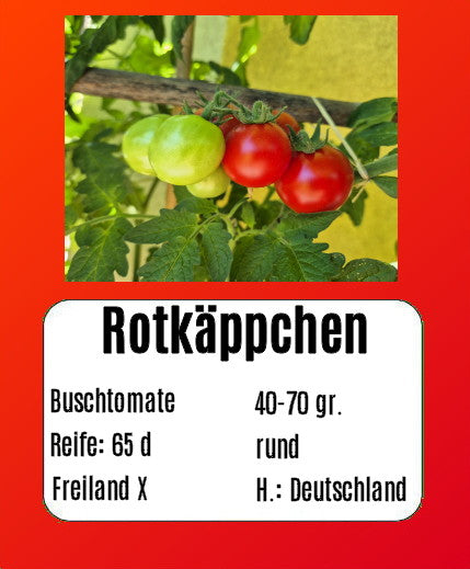 Rotkäppchen DER TOMATENFLÜSTERER