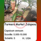 Farmers Market Jalapeno DER TOMATENFLÜSTERER