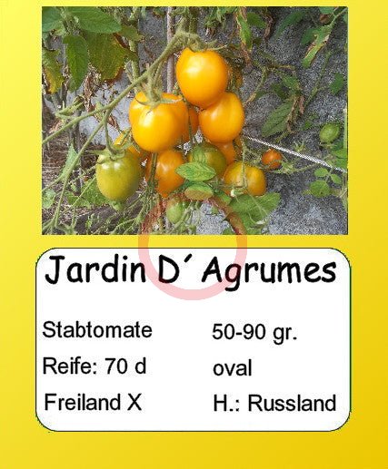 Jardin D´Agrumes DER TOMATENFLÜSTERER