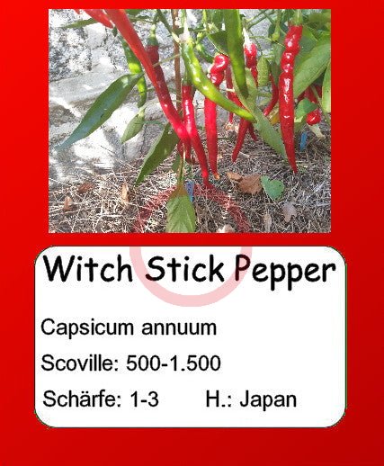 Witch Stick Pepper DER TOMATENFLÜSTERER